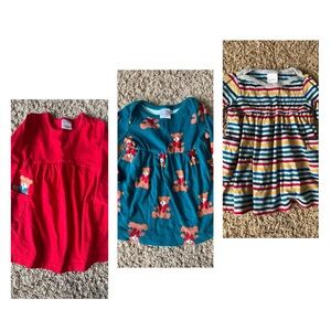 Hanna Andersson Dress Bundle / Lot Long Sleeve size 75 cm | 12-18 M